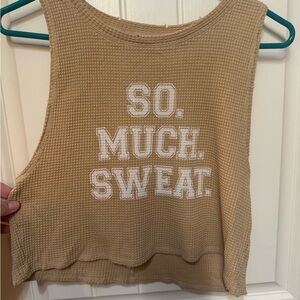 Aerie Offline so much sweat tank